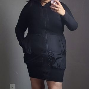 Vintage Cop Copine Plus Bubble Zip Dress XL